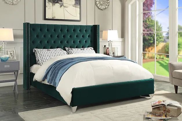 IF5895-5894-5893-velvet-tufted-bed-single-double-queen-king-size