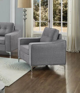 8004GY-grey-Fabric-Sofa-Set-Sofa-loveseat-chair