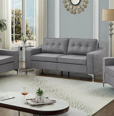 8004GY-grey-Fabric-Sofa-Set-Sofa-loveseat-chair