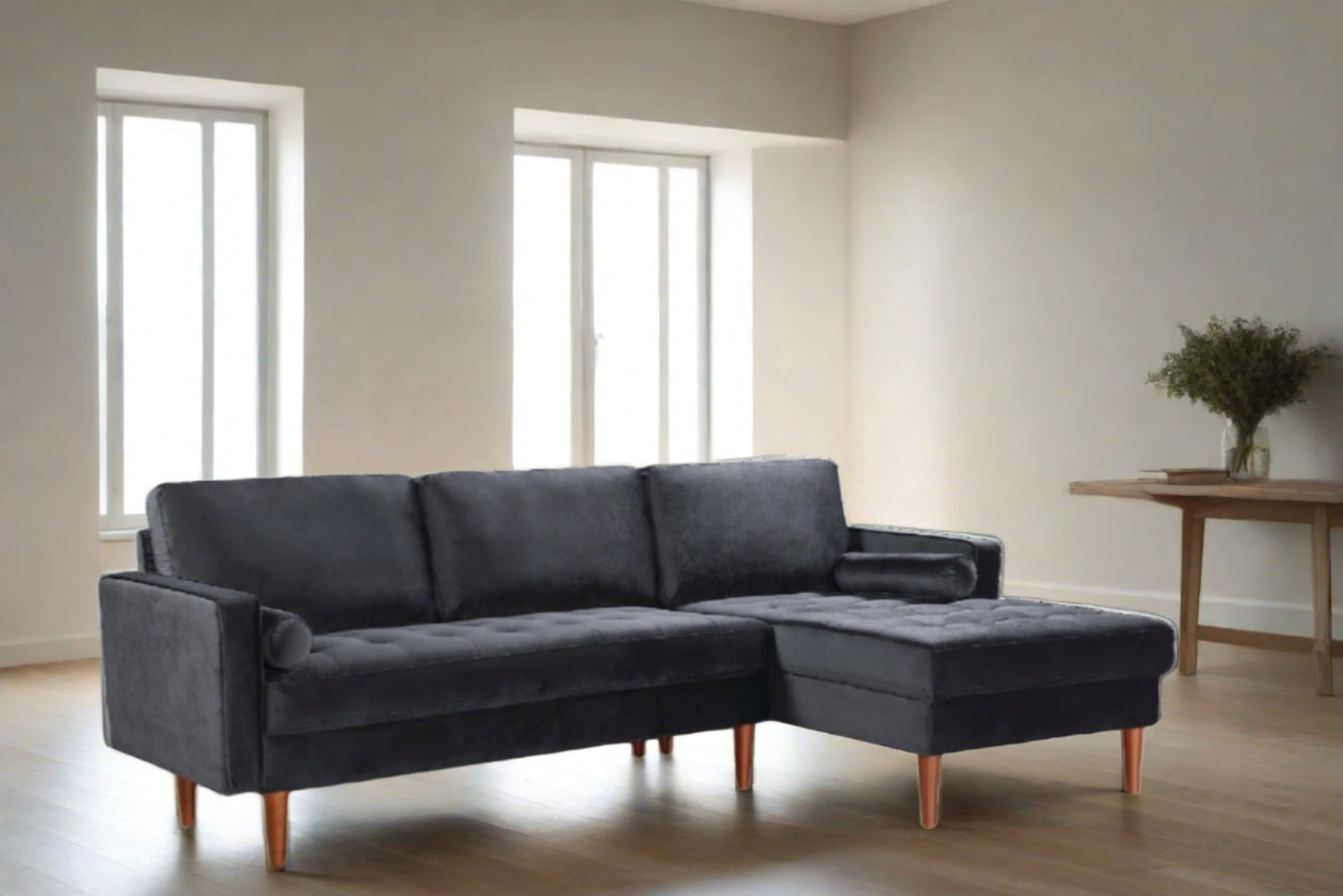 9122-Black-Velvet-Fabric-Sectional-Sofa-Right-Left