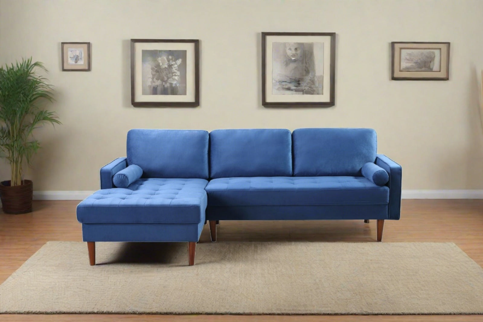 9122-Blue-Velvet-Fabric-Sectional-Sofa-Right-Left