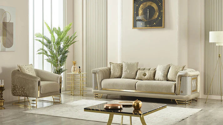 Beige-&-Gold-Turkish-Romane-Sofa-Set-in-3-PC