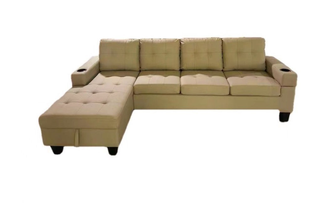 2218-Beige-PU-Leather-Sectional-Sofa-with-Cup-Holder-Right-Left