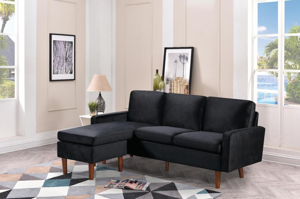 2213-REVERSIBLE-VELVET-FABRIC-Left-SECTIONAL-SOFA-Black