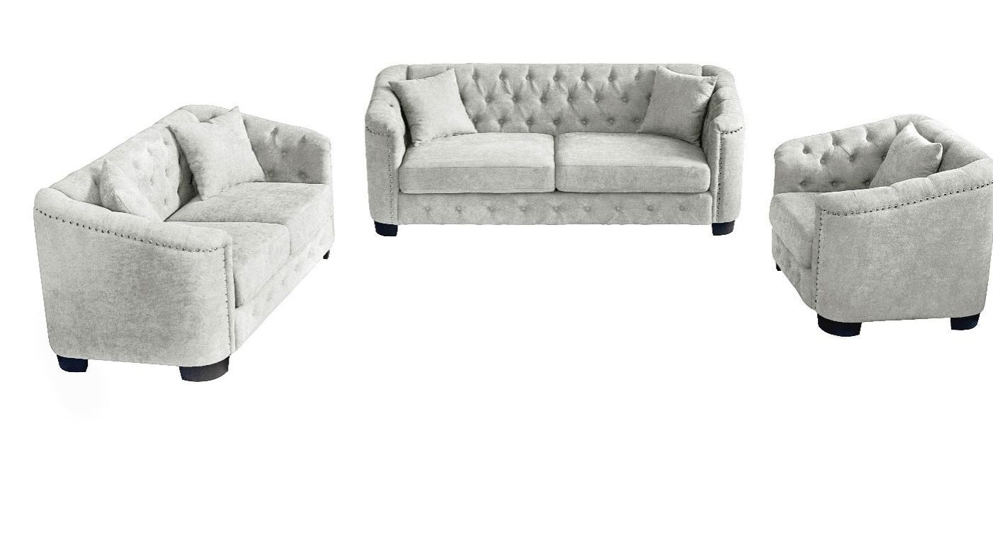 2048 Micro fiber Fabric Sofa Set