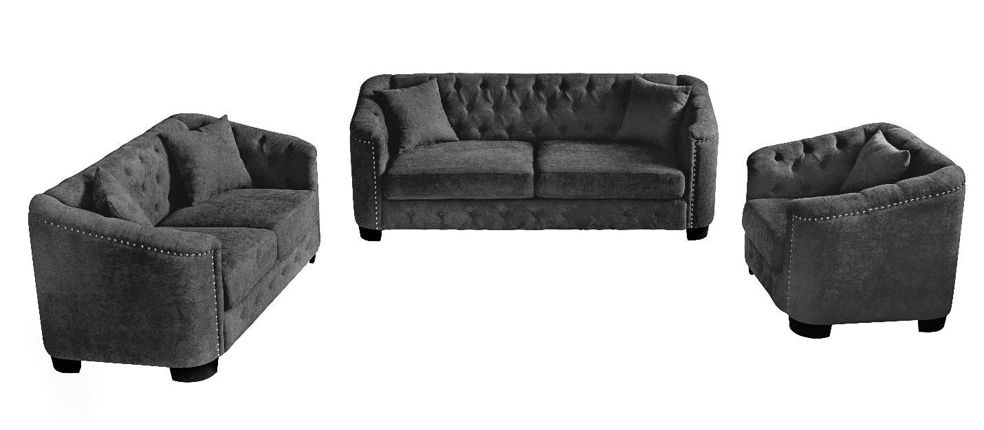 2048 Micro fiber Fabric Sofa Set