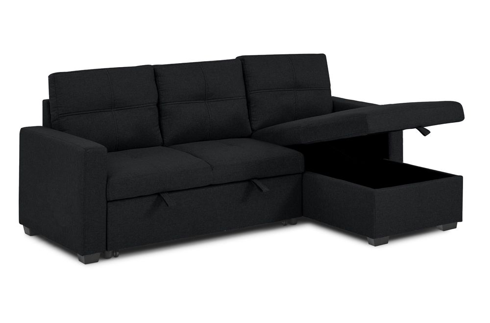 T1247BK-Black-Reversible-Fabric-Storage-Sectional-Sofa-with-Pull-Out-Bed