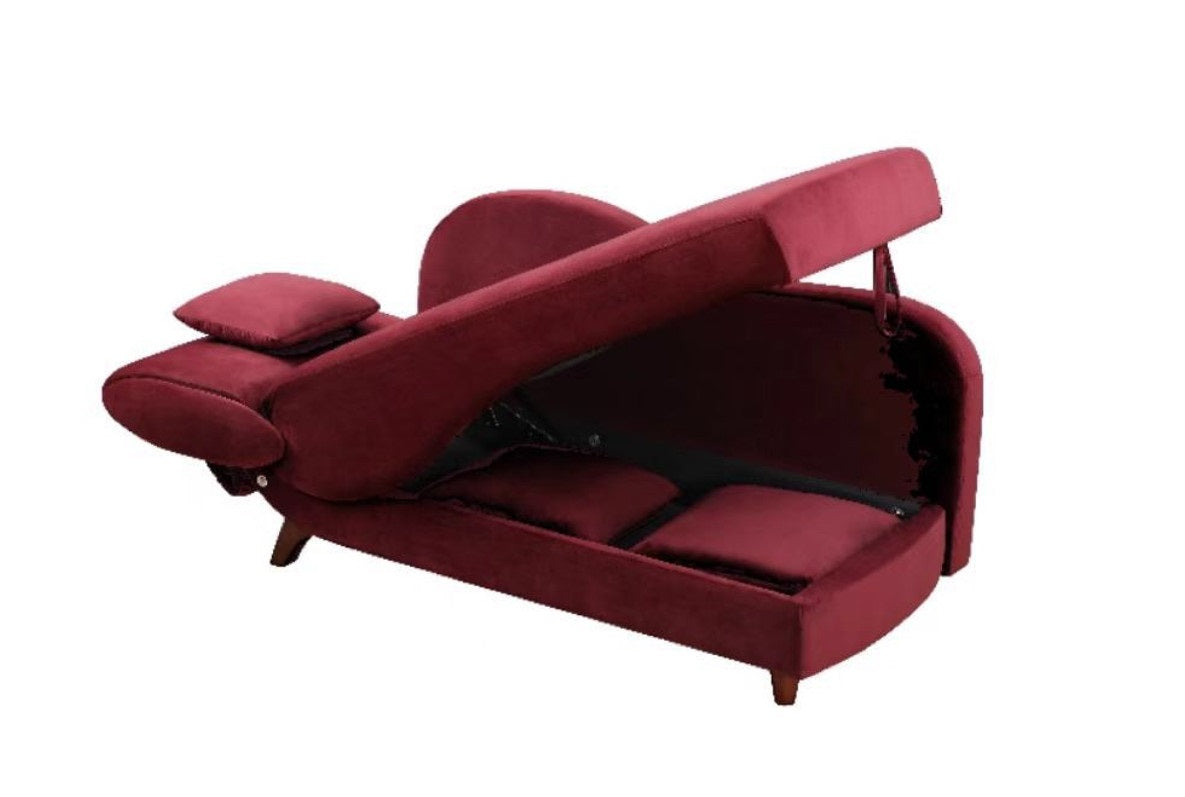 HM1680R-Red-Velvet-Fabric-Storage-Chaise-Sofa-with-Bed