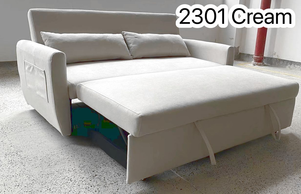 2301 Fabric Sofa with Pull Out Bed