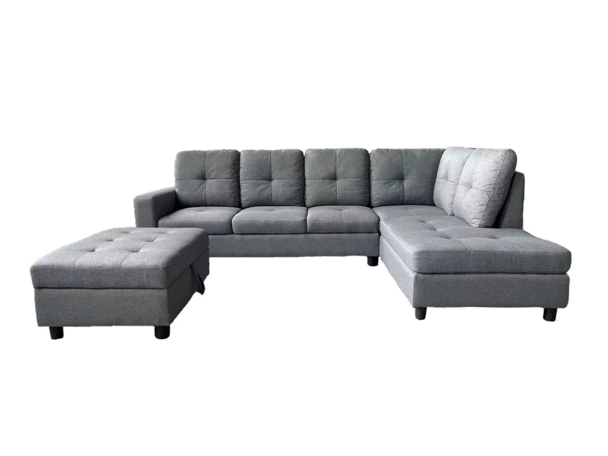 2208GY-Grey-Reversible-Linen-Fabric-Large-Sectional-Sofa-with-Storage-Ottoman-Right-Sectional