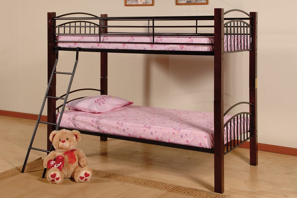 T2910-Espresso-wooden-bunk-bed-twin