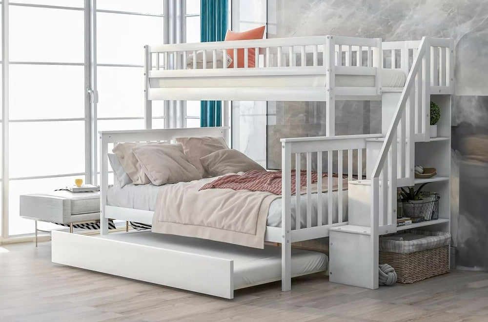 T2594-White-Wooden-Bunk-Bed-Twin