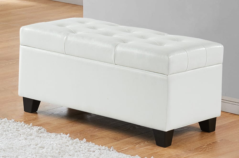 t826-white-pu-storage-bench