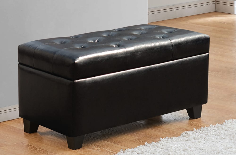 t826-black-pu-storage-bench