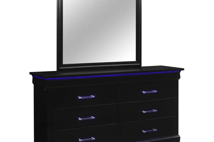 Black-Charlie-bed-wooden-bedroom-furniture-set-night-stand-bed-dresser-bed-side-dressing-table-mirror