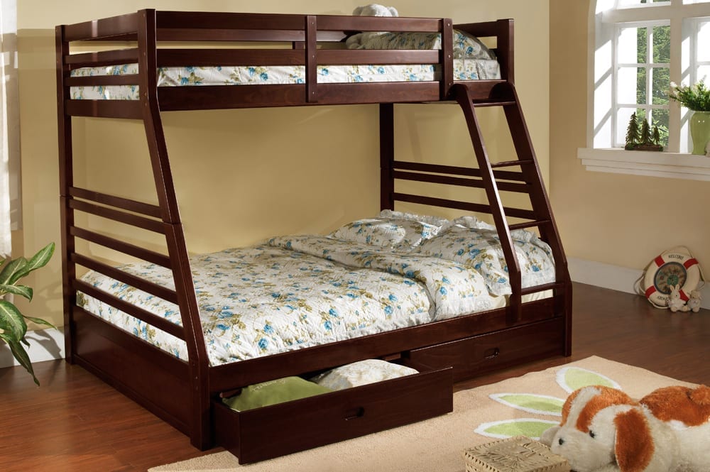 T2700-Espresso-wooden-bunk-bed-twin