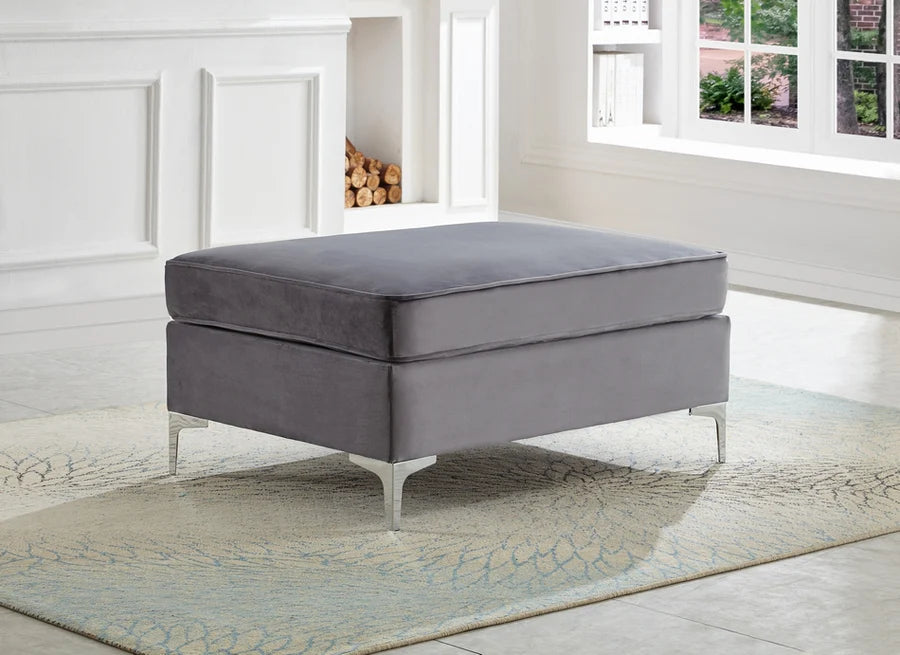 IF-8006-Grey-velvet-fabric-sofa-set-Ottoman-box-with-depp-tufting