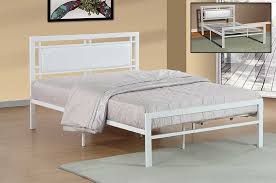 Metal-Bed-with-PU-upholstered-Headboard-single-double-queen-king-size