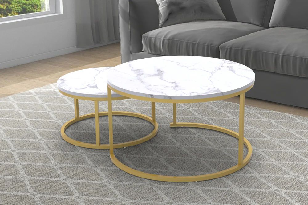 T5503-Marble-Silver-Coffee-Table-End-Table-Golden-legs