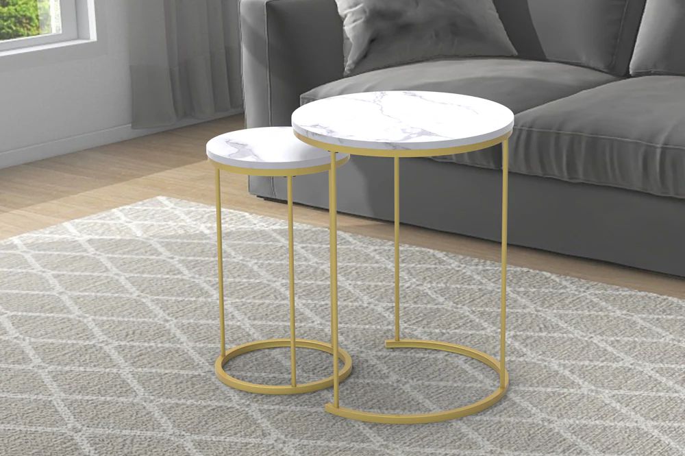 T5503-Marble-Silver-Coffee-Table-End-Table-Golden-legs