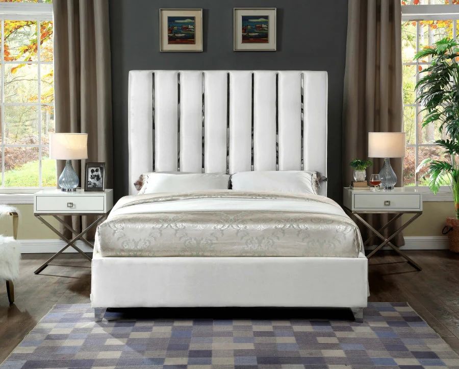 velvet-bed-chrome bed-if5620-5621-5622-bed-frame-single-double-queen-king-size