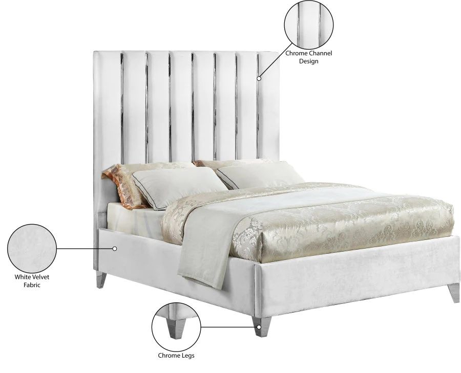 velvet-bed-chrome bed-if5620-5621-5622-bed-frame-single-double-queen-king-size