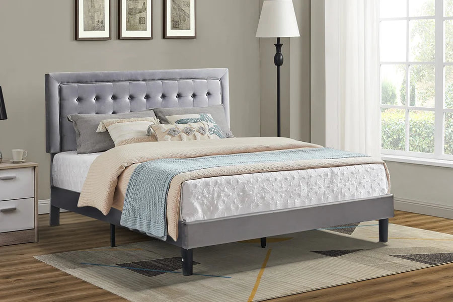 velvet-leather-fabric-wooden-bed-frame-double-twin-queen-king-single