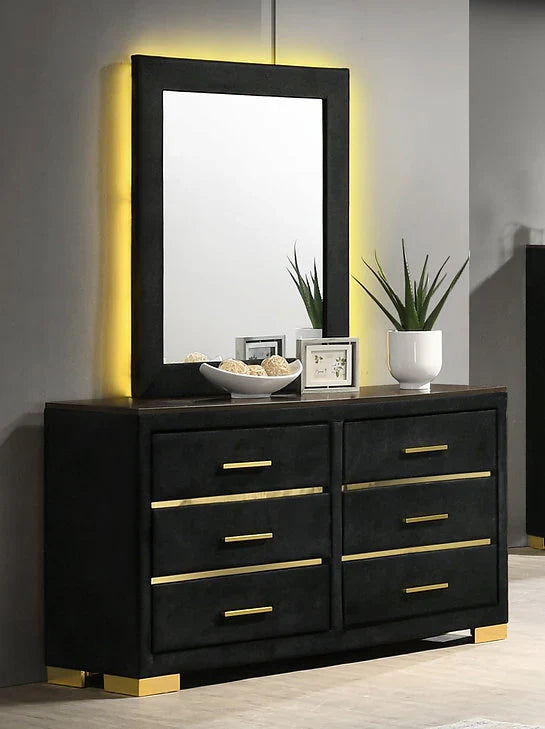 Madison-Velvet-Bedroom-Furniture-Set-Black-Gold-queen-bed-king-bed-chest-dresser-mirror-nightstand