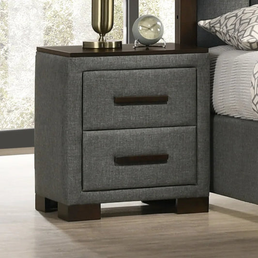 2 Drawer Fabric Dylan Night Stand